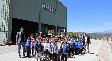Minikler çöpün serüvenini yerinde öğrendi