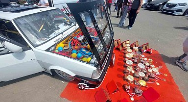 Modifiyeli araçlar güzellik ve ses için yarıştı