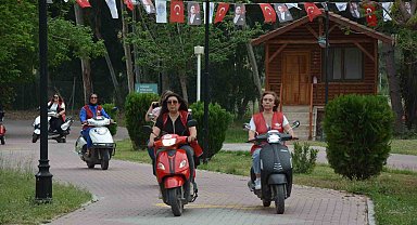 Motorlu Kadınlar Kulübü üyeleri Gençlik Kampında buluştu