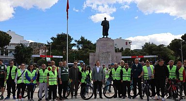 Muğla'da sağlıklı yaşam için pedal çevirdiler