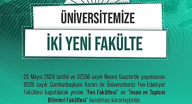 Niğde Ömer Halisdemir Üniversitesi'ne 2 yeni fakülte