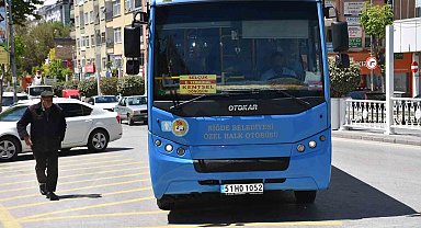 Niğde'de şehir içi ulaşıma zam geldi