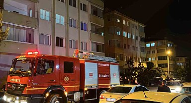 Ocakta unutulan yemek yangına sebep oldu