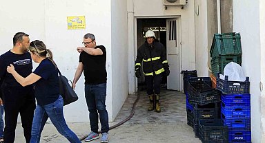 Öğretmenevinin mutfak bölümünde çıkan yangında 1 kişi dumandan etkilendi