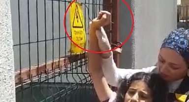 Okulda eline demir korkuluk saplanan çocuk kurtarıldı