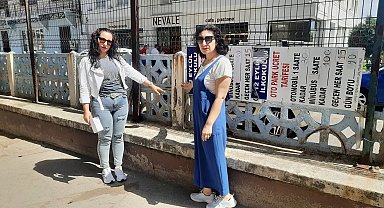 Okulun çatlayan bahçe duvarları tehlike saçıyor