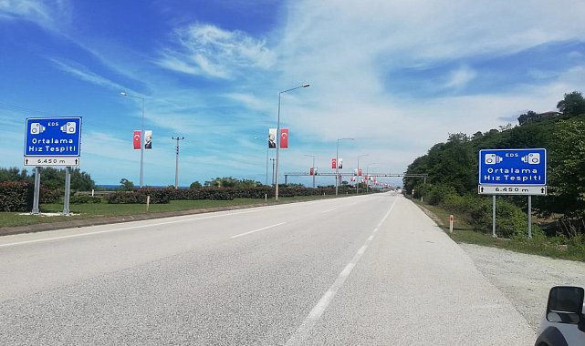 Ordu'da Ortalama Hız İhlal Tespit Sistemi 1 Haziran'da başlıyor