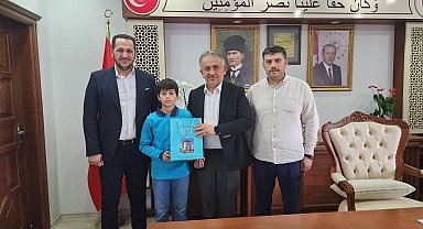 Ortaokul öğrencisi Abdulhamit Yılmaz 7 ayda hafız oldu