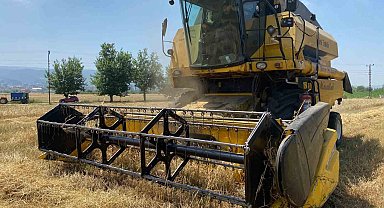 Osmaniye'de yüz güldüren buğday hasadı