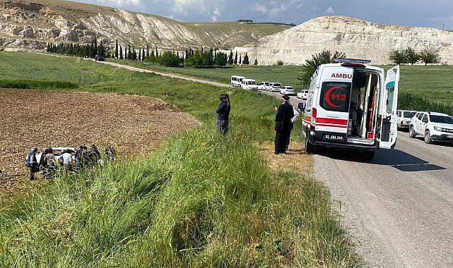 Otomobil şarampole yuvarlandı: 2 yaralı