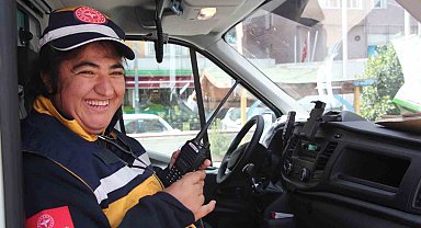 Özel bireyin ambulans personeli olma hayali gerçek oldu