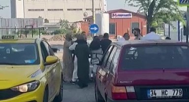 Pendik'te turistlerin taksiciyle 'taksimetre çok yazdı' kavgası