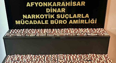 Polis bin 171 adet uyuşturucu hap ele geçirdi