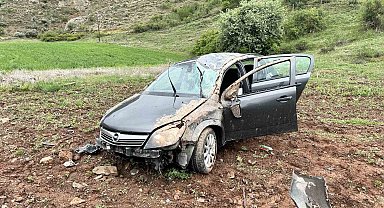 Polislik sınavına geliyordu, aracıyla 5 takla attı tedaviyi kabul etmedi