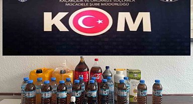 Polisten kaçak alkol operasyonu
