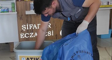 Pursaklar'da atık ilaçlar bertaraf ediliyor