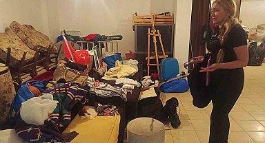 Rus ev sahibi, kiracısını çıkaramayınca aynı binanın deposunda yaşamaya başladı