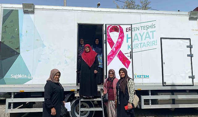 Sağlıkçılar 'kanserde erken tanı' için mobil araçla ilçe ilçe dolaşıyor