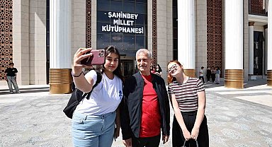 Şahinbey Belediyesi Millet Kütüphanesi'ne yoğun ilgi