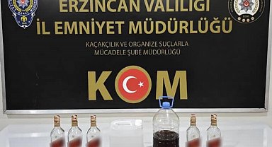 Sahte içki üretip satan şüpheli yakalandı