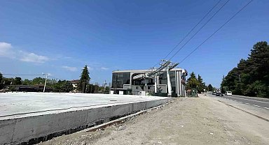 Sakarya'da bir süre önce açılan teleferik mühürlendi