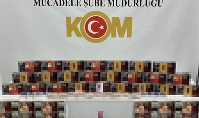 Samsun'da 28 bin 580 adet kaçak makaron ele geçirildi