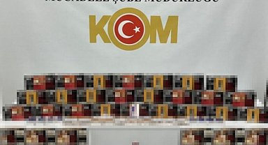 Samsun'da 28 bin 580 adet kaçak makaron ele geçirildi