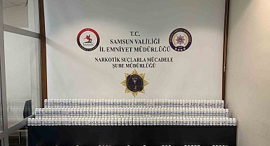 Samsun'da 35 bin adet sentetik ecza ele geçirildi