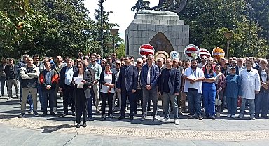 Samsun'da veteriner hekimlerden 'şiddet' tepkisi