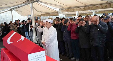 Samsunlu polis memuru son yolculuğuna uğurlandı