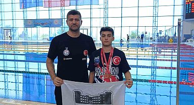 SANKO Okulları öğrencisi yüzmede Türkiye üçüncüsü oldu