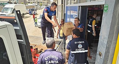 Şanlıurfa'da 5 kamyon bozuk gıda ürünü ele geçirildi