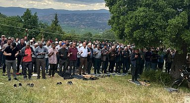 Sarıgöl'de bolluk, bereket ve şükür için 35 adak kurban kesildi