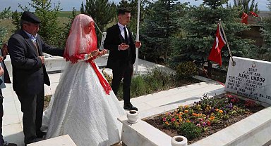 Şehit ailesinin mutlu günü