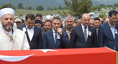 Şehit Rıdvan Gürsoy, Kütahya'da son yolculuğuna uğurlandı