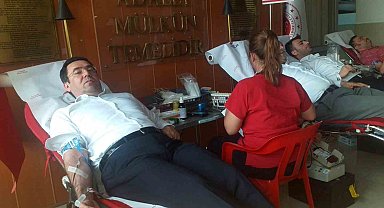 Siirt Cumhuriyet Başsavcısı 30'uncu kez kan bağışında bulundu