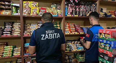 Siirt zabıta ekiplerinden market denetimi
