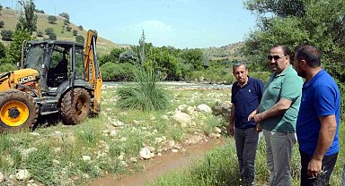 Siirt'te köy yollarında çalışan personele denetleme