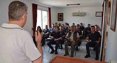 Silifke'de jandarmaya orman yangınlarıyla mücadele eğitimi verildi