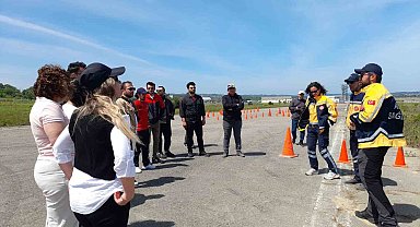 Sinop'ta ambulans sürüş güvenliği eğitimi