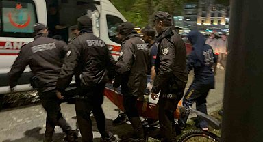 Sinop'ta bisikletiyle denize atlayan genci çevredekiler kurtardı