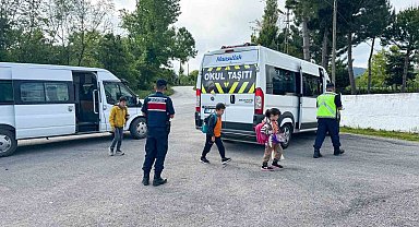 Sinop'ta jandarma denetimleri