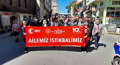 Sinop'ta "Ailemiz İstikbalimiz" yürüyüşü