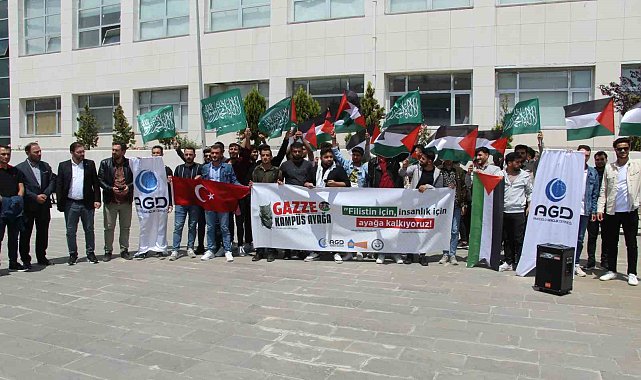 Şırnak'ta üniversite öğrencilerinden ABD'deki protestolara destek