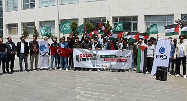 Şırnak'ta üniversite öğrencilerinden ABD'deki protestolara destek