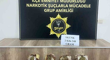 Siverek'te yolcu otobüsünde uyuşturucu ele geçirildi