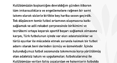Süleyman Hurma: "Karagümrük'ün daha da güçlenerek Süper Lig'e döneceğinden kimsenin şüphesi olmasın"