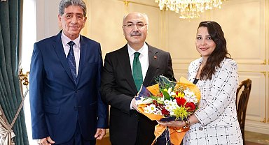 Tapu ve Kadastro heyeti, faaliyetler hakkında Vali Köşger'i bilgilendirdi