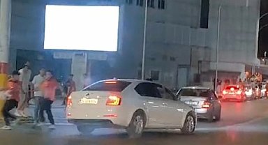 Taraftarın üzerine otomobil süren sürücüye ceza yağdı