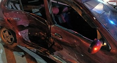Tarsus'ta trafik kazası 1yaralı